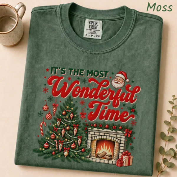 New Year's It's the Most Wonderful Time Shirt — alternate product mockup it's the most wonderful time shirt t-shirt product photo