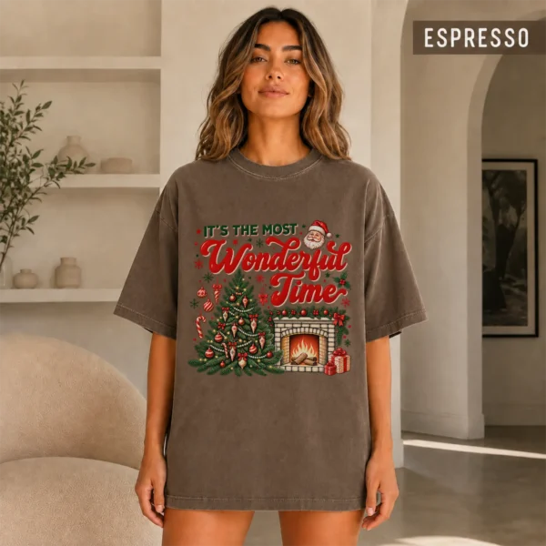 New Year's It's the Most Wonderful Time Shirt — alternate product mockup it's the most wonderful time shirt t-shirt color options