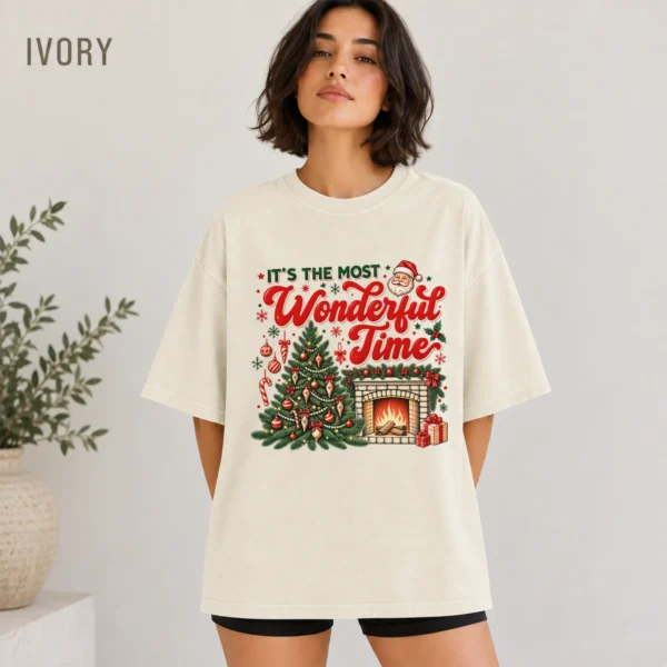 New Year's It's the Most Wonderful Time Shirt — alternate product mockup it's the most wonderful time shirt t-shirt color options