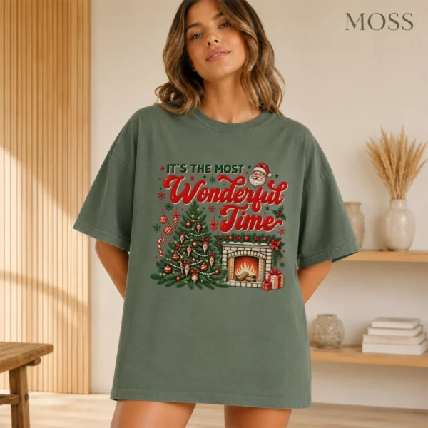 New Year's It's the Most Wonderful Time Shirt — alternate product mockup it's the most wonderful time shirt t-shirt color options