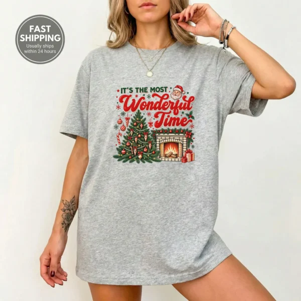 New Year's It's the Most Wonderful Time Shirt — alternate product mockup it's the most wonderful time shirt t-shirt product photo