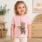 knight cat baby bodysuit & toddler shirt lifestyle scene