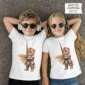 knight cat baby bodysuit & toddler shirt styled product photo