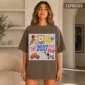 large blue 2027 numerals multi-style apparel t-shirt color options