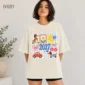 large blue 2027 numerals multi-style apparel t-shirt color options