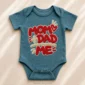 mom dad me baby bodysuit alternate angle