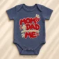 mom dad me baby bodysuit product photo