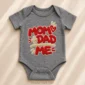 mom dad me baby bodysuit product photo