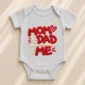 mom dad me baby bodysuit product photo