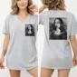mona lisa lollipop shirt t-shirt close-up detail