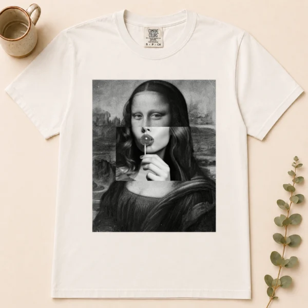 mona lisa shirt t-shirt