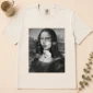 mona lisa shirt t-shirt flat lay view
