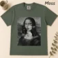 mona lisa shirt t-shirt flat lay view