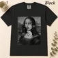 mona lisa shirt t-shirt flat lay view