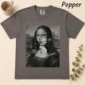 mona lisa shirt t-shirt flat lay view