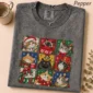 new year's cat shirt t-shirt mockup view
