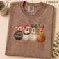 new year's chicken shirt t-shirt close-up detail