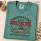 new year's tree farm shirt t-shirt front view