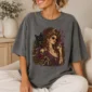 occult botanical portrait shirt t-shirt lifestyle scene