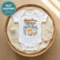 personalized auntie in heaven memorial baby bodysuit mockup view
