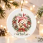 personalized baby first Christmas ornament product image product photo