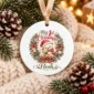 personalized baby first Christmas ornament product image product photo