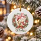 personalized baby first Christmas ornament product image product photo