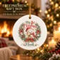 personalized baby first Christmas ornament product image lifestyle scene