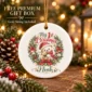 personalized baby first Christmas ornament product image product photo
