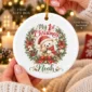 personalized baby first Christmas ornament product image alternate angle