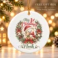 personalized baby first Christmas ornament product image