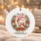 personalized baby first Christmas ornament product image product photo