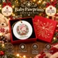 personalized baby first Christmas ornament product image product photo