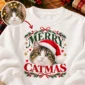 Personalized Cat Christmas Sweatshirt t-shirt