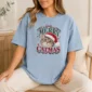 Personalized Cat Christmas Sweatshirt t-shirt lifestyle scene