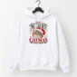 Personalized Cat Christmas Sweatshirt t-shirt mockup view