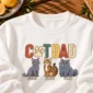 personalized cat dad shirt t-shirt