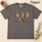 personalized cat dad shirt t-shirt flat lay view