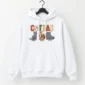 personalized cat dad shirt t-shirt front view