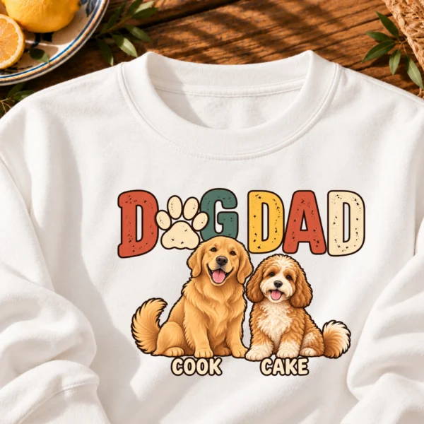 personalized dog dad shirt t-shirt