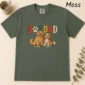 personalized dog dad shirt t-shirt flat lay view