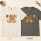 personalized dog dad shirt t-shirt color options