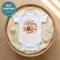 personalized first Christmas baby bodysuit product detail