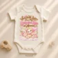 personalized grandma in heaven memorial baby bodysuit styled product photo
