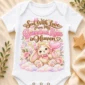 personalized grandma in heaven memorial baby bodysuit close-up detail