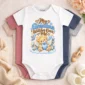 personalized grandma watches over me baby bodysuit color options