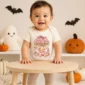 personalized grandma watches over me baby bodysuit product photo