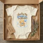 personalized grandpa in heaven memorial baby bodysuit product photo