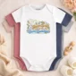 personalized great grandma heaven sent baby bodysuit color options