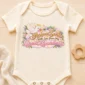 personalized great grandma heaven sent baby bodysuit close-up detail